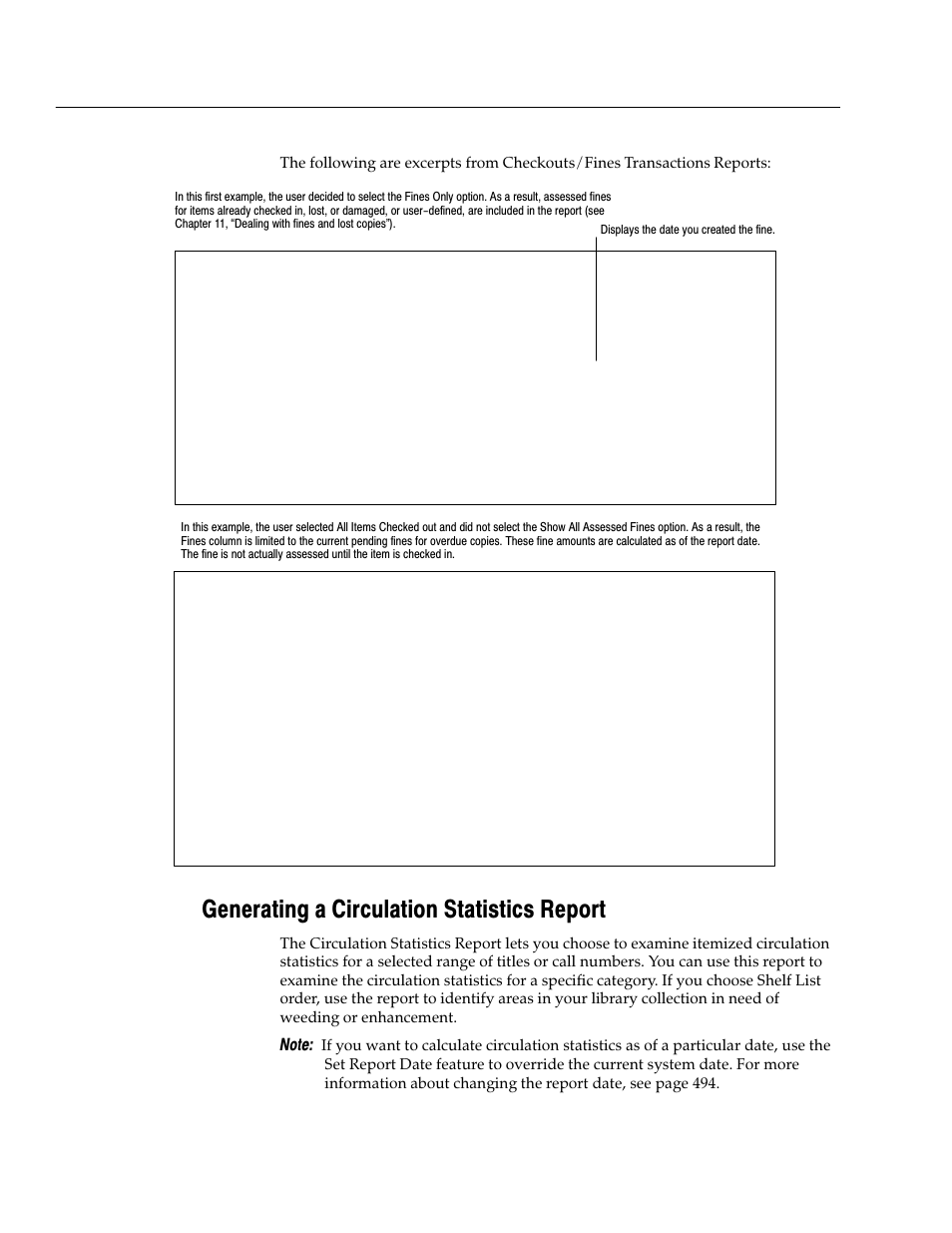 Generating a circulation statistics report | Follett VERSION 6.00 User Manual | Page 542 / 730