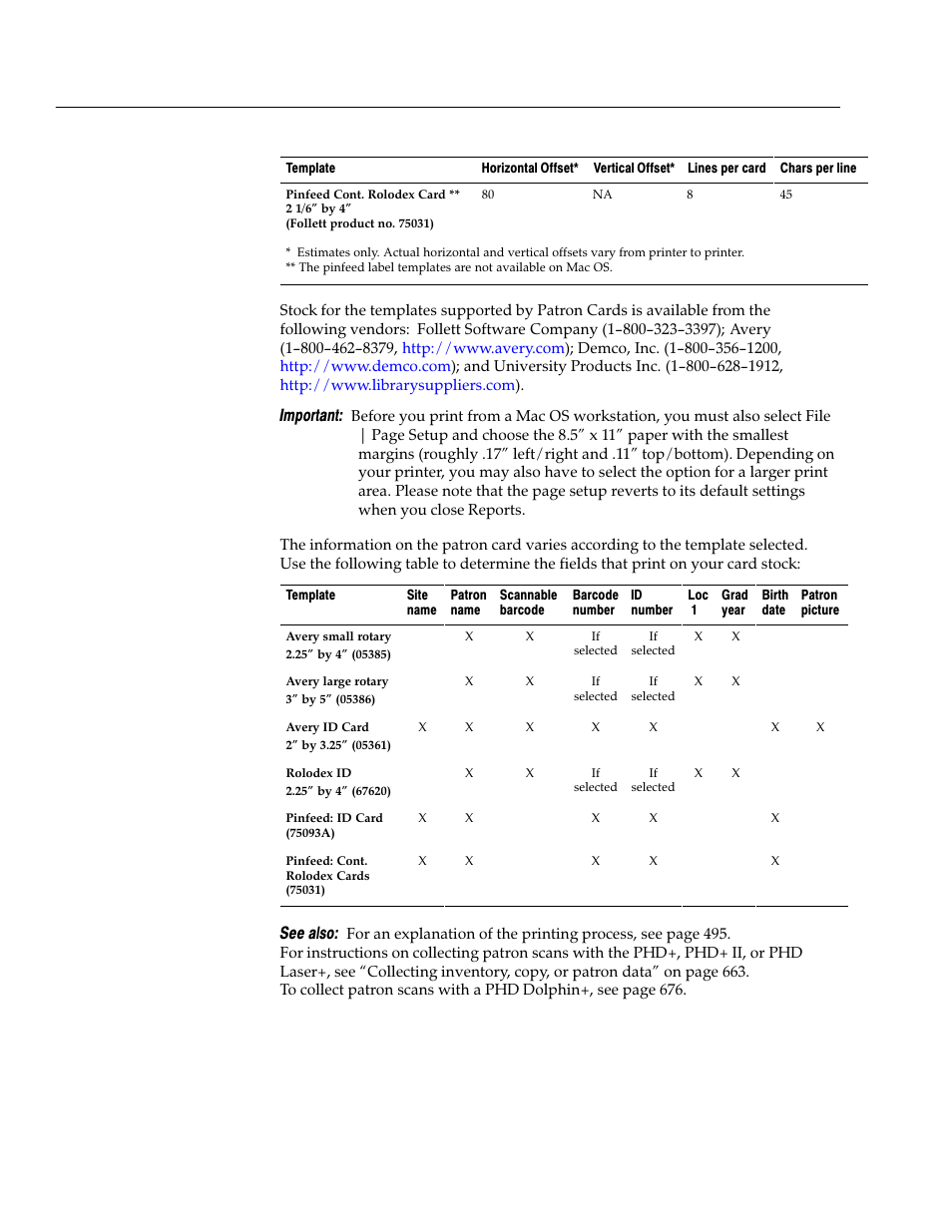 Important, See also | Follett VERSION 6.00 User Manual | Page 574 / 730
