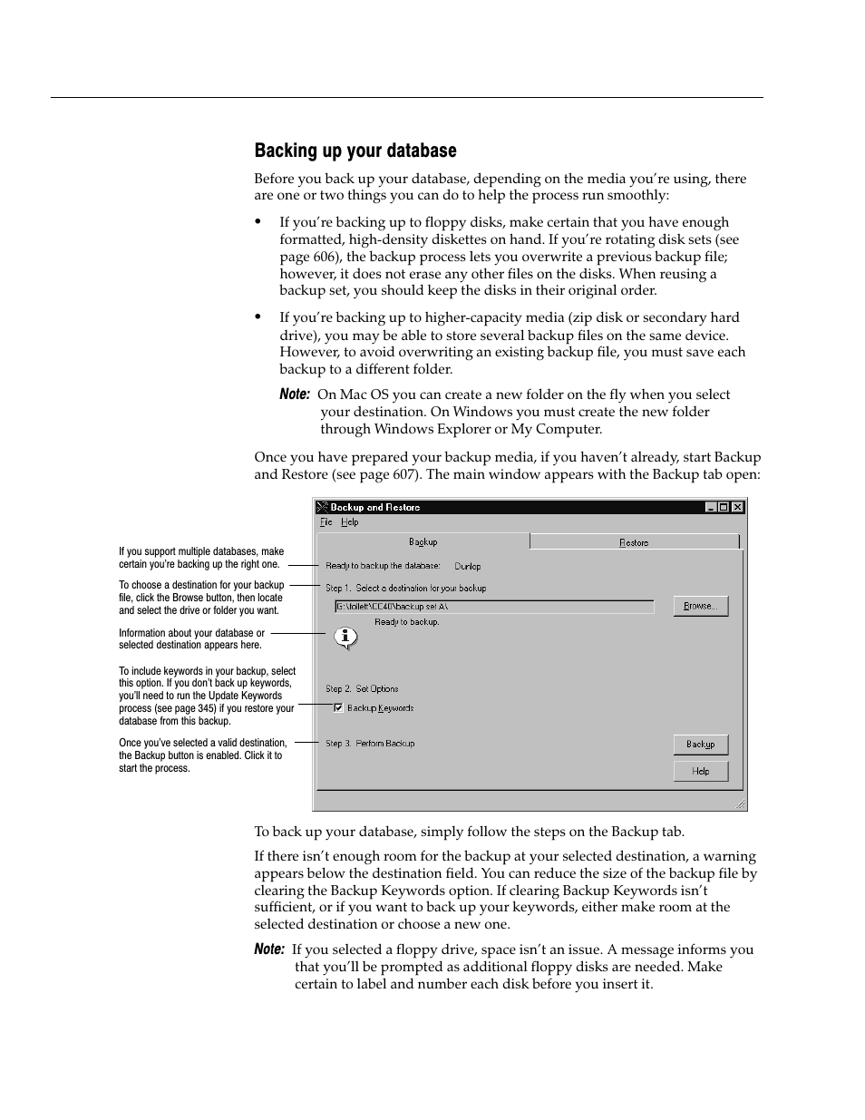 Backing up your database | Follett VERSION 6.00 User Manual | Page 608 / 730