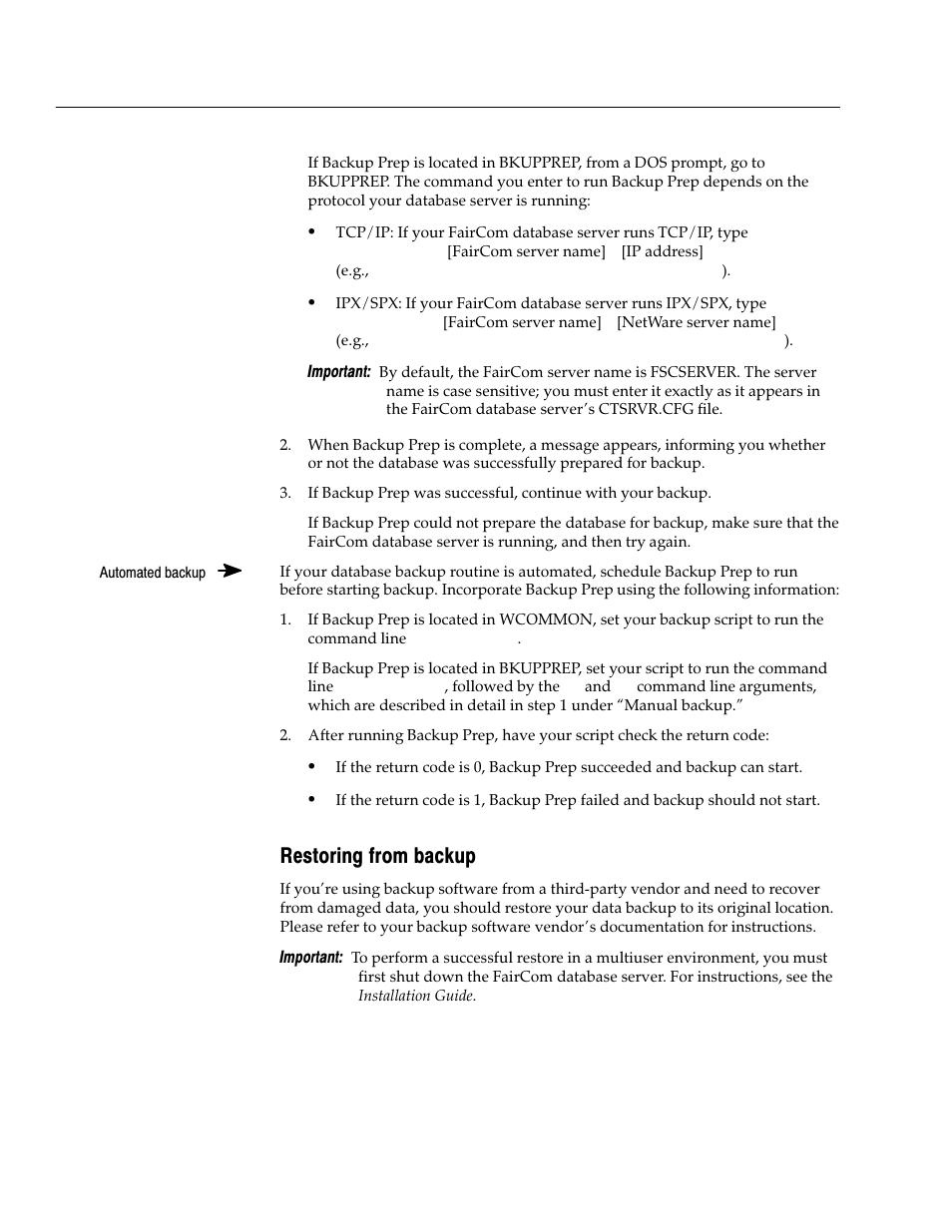 Restoring from backup | Follett VERSION 6.00 User Manual | Page 612 / 730