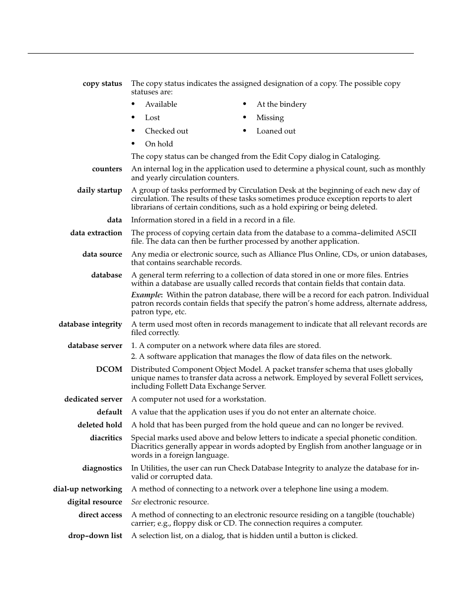 Follett VERSION 6.00 User Manual | Page 616 / 730