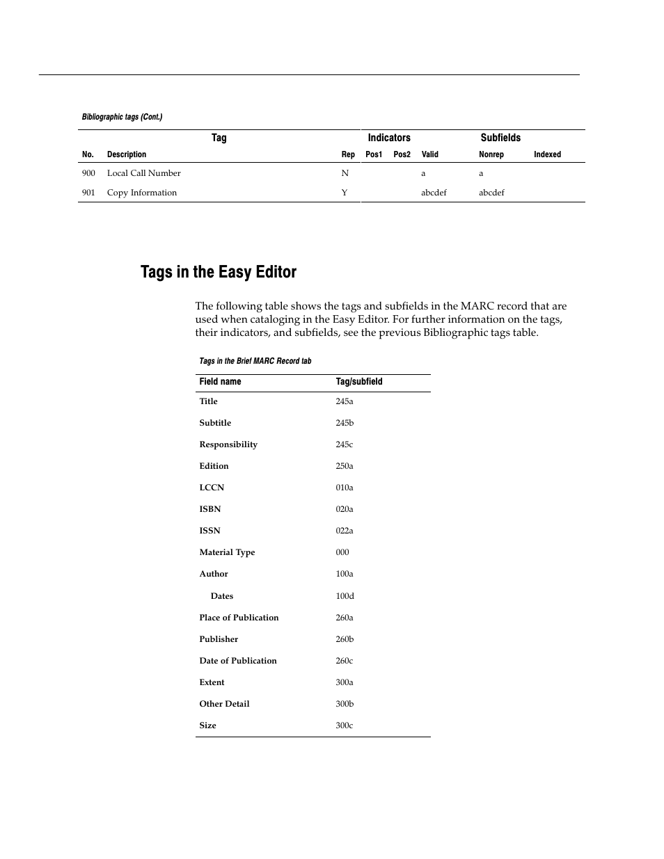 Tags in the easy editor | Follett VERSION 6.00 User Manual | Page 632 / 730