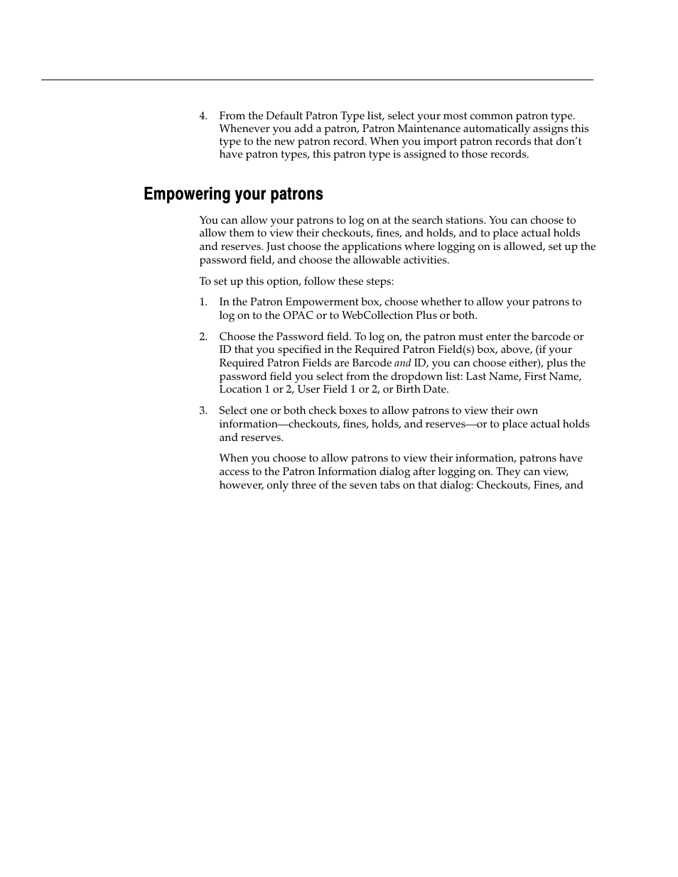 Empowering your patrons | Follett VERSION 6.00 User Manual | Page 74 / 730