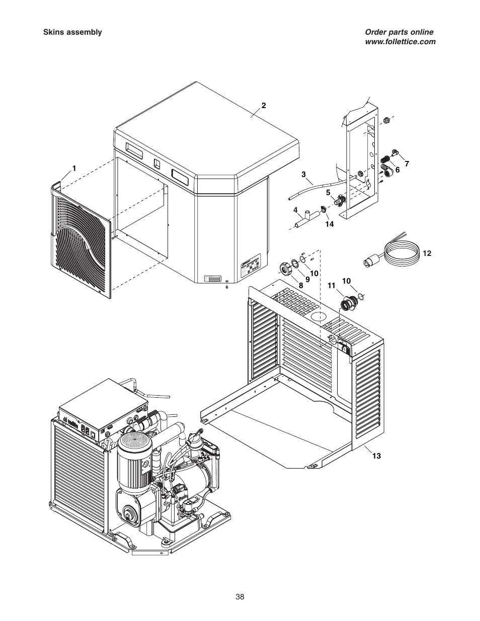 Follett HCE1000A User Manual | Page 38 / 40