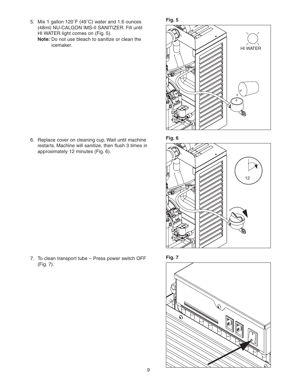 Follett HCE1000A User Manual | Page 9 / 40