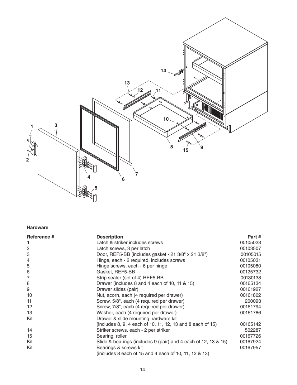 Follett REF5-BB User Manual | Page 14 / 16