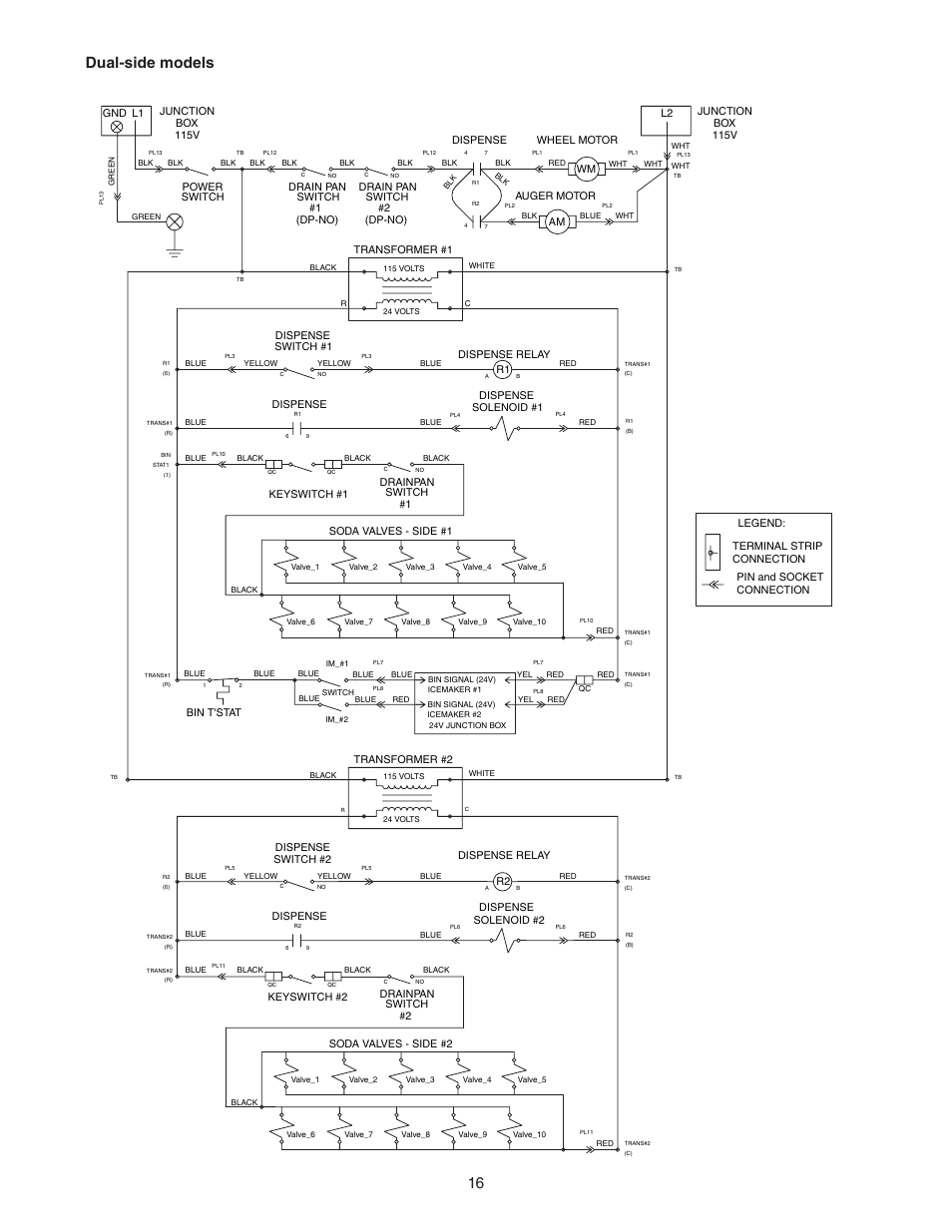 Dual-side models | Follett VU300 User Manual | Page 15 / 22