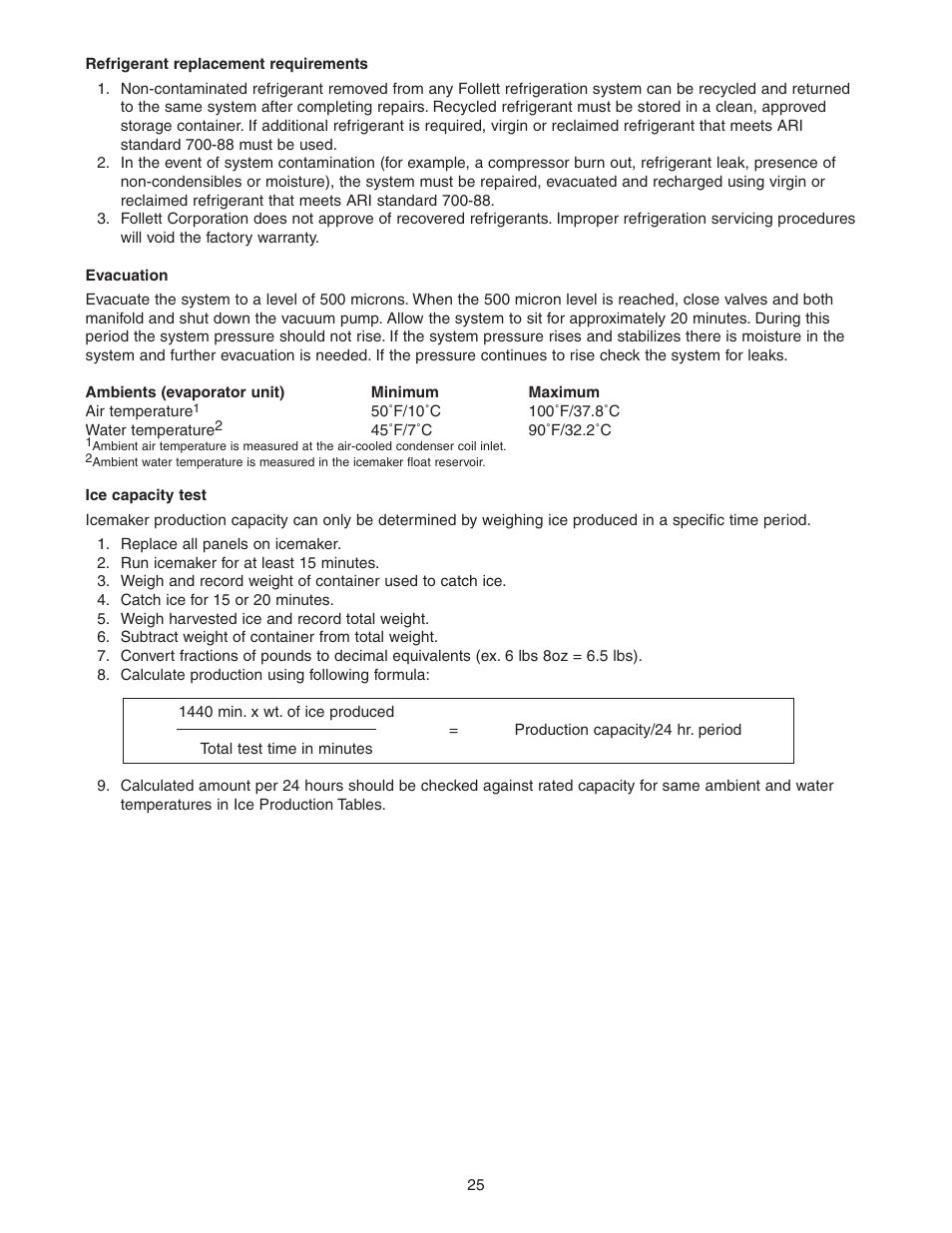 Follett HCD1400R User Manual | Page 25 / 40