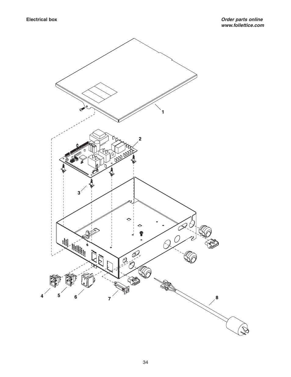 Follett HCD1400R User Manual | Page 34 / 40