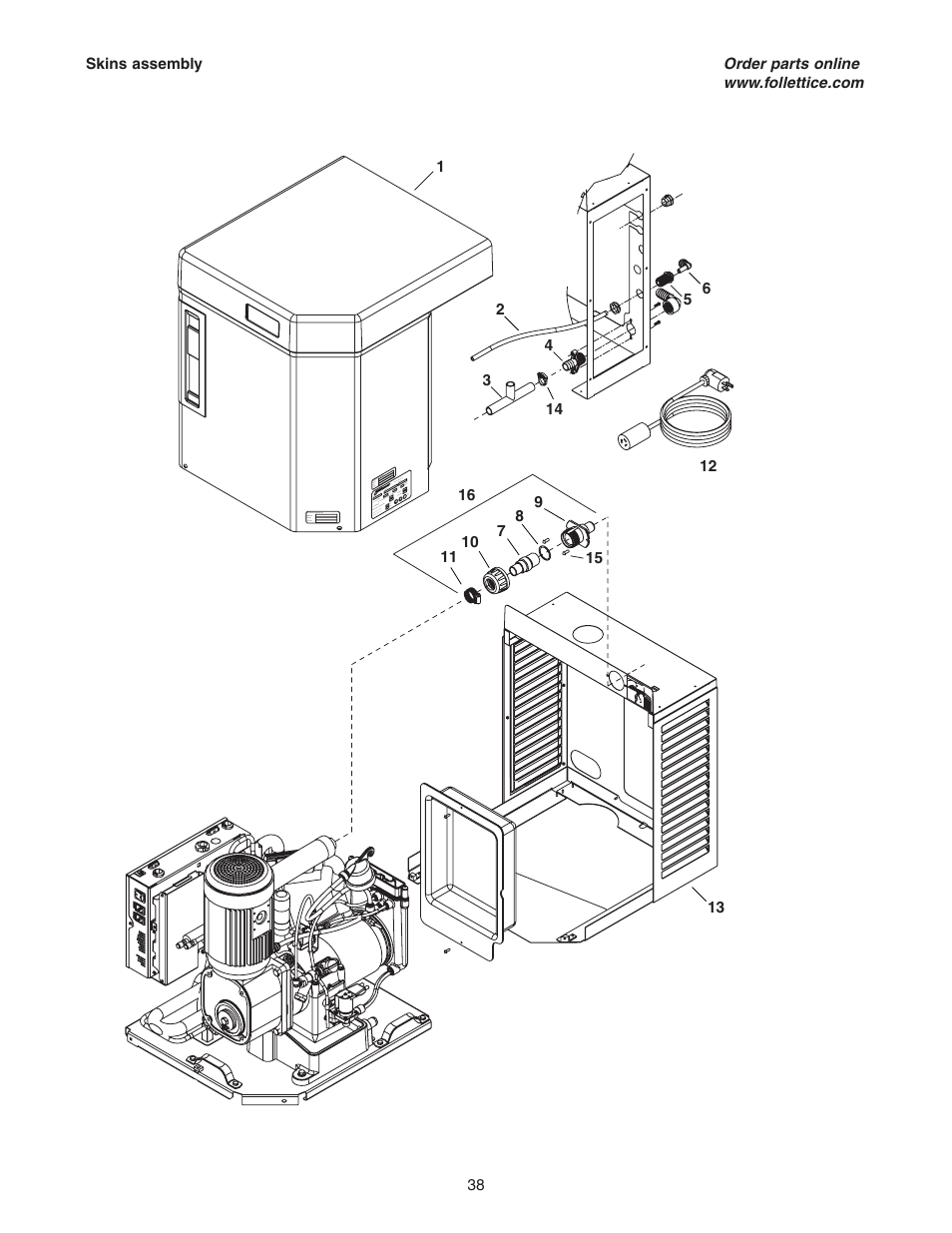 Follett HCD1400R User Manual | Page 38 / 40