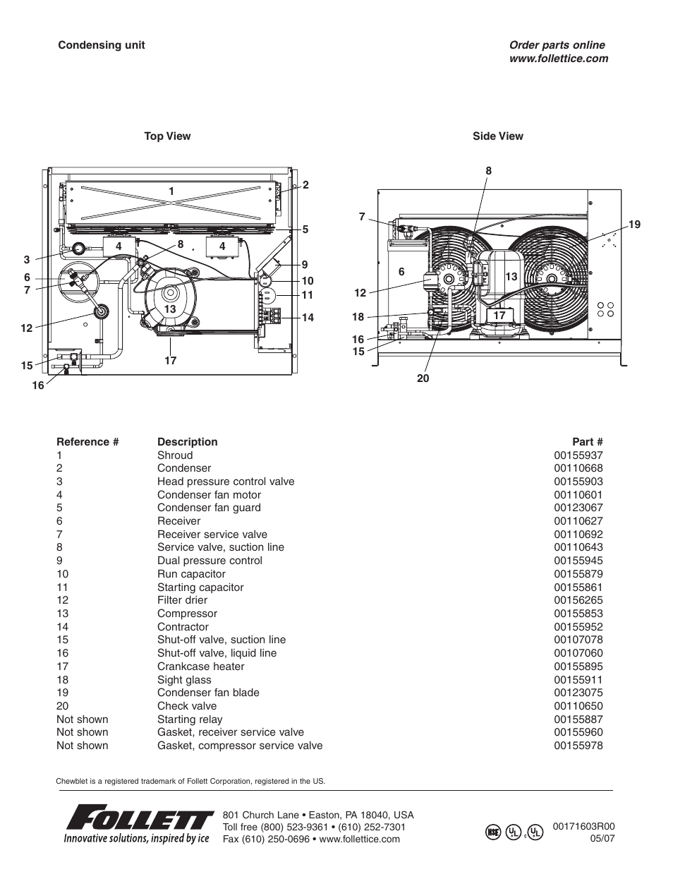 Follett HCD1400R User Manual | Page 40 / 40