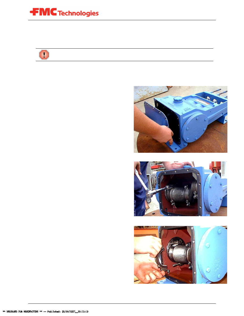 2 replacing power end bearings & crankshaft | FMC Corporation - Talstar FMC L06 User Manual | Page 48 / 65