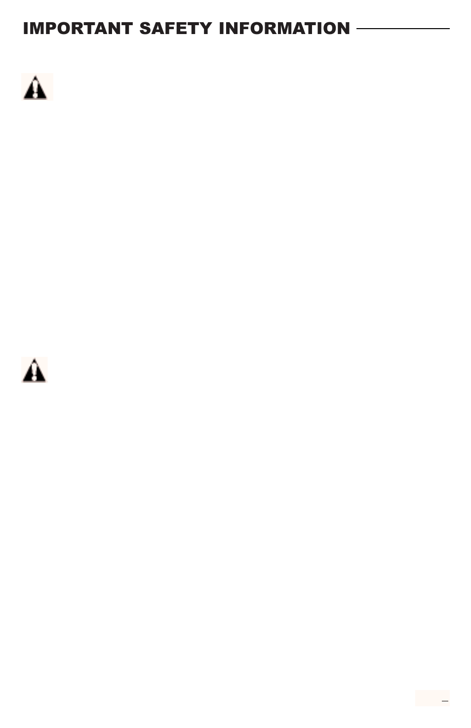 Important safety information, Warning, Caution | Freecom Technologies RCS-M1000U User Manual | Page 10 / 16