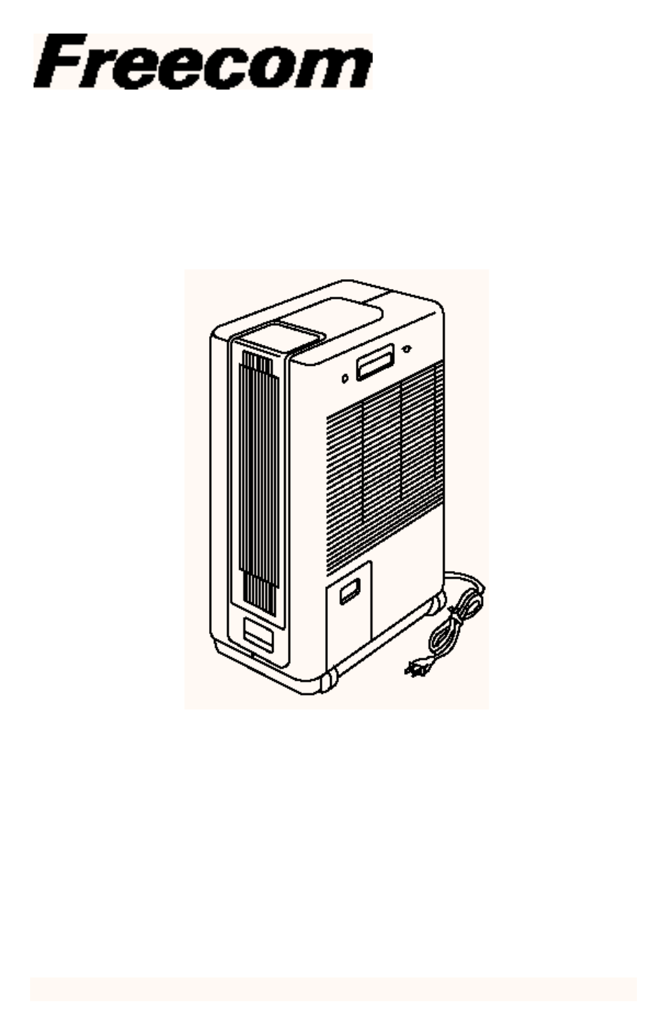 Portable air conditioner, Operation manual | Freecom Technologies RCS-M1000U User Manual | Page 2 / 16
