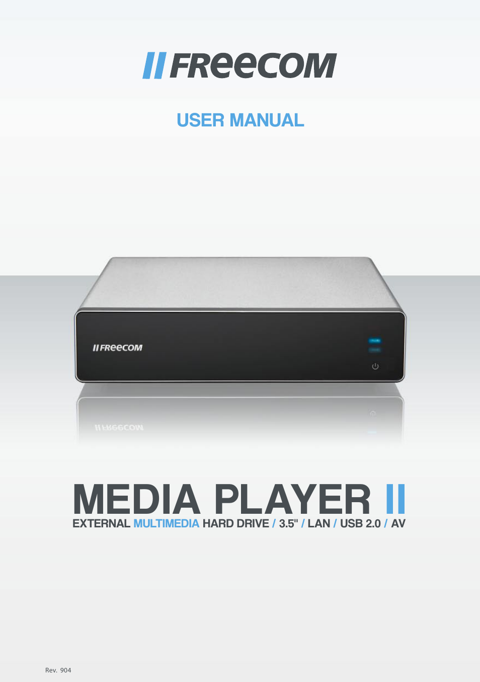 Freecom Technologies Media Player II User Manual | 43 pages