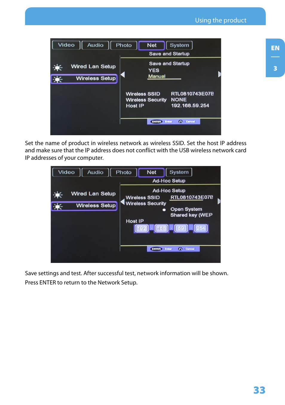 Freecom Technologies Media Player II User Manual | Page 33 / 43