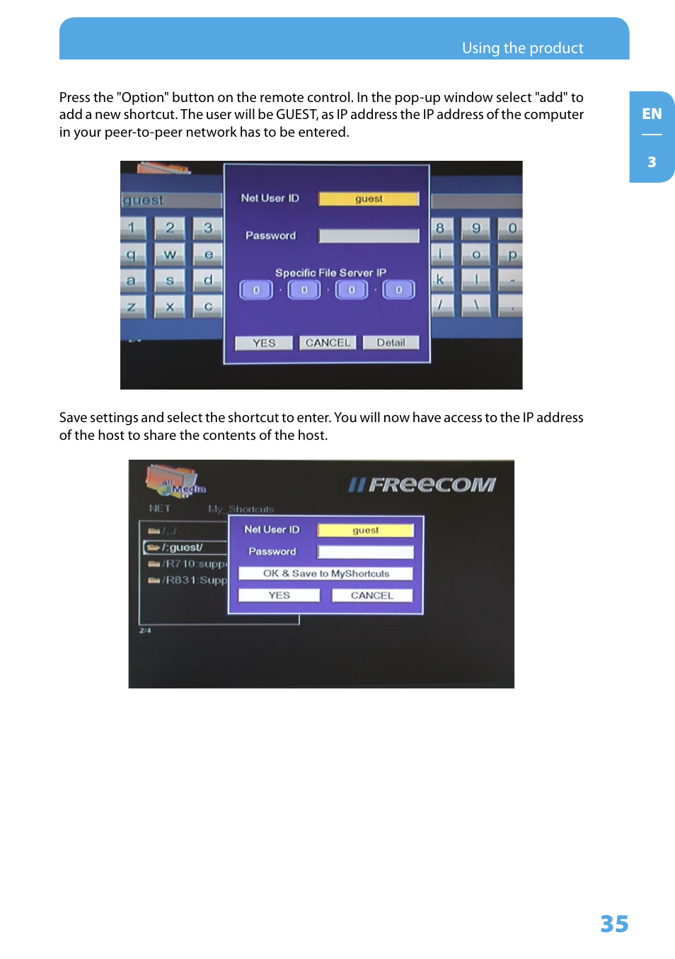 Freecom Technologies Media Player II User Manual | Page 35 / 43