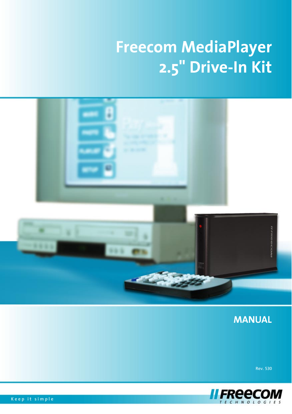 Freecom Technologies Multimedia Player User Manual | 48 pages
