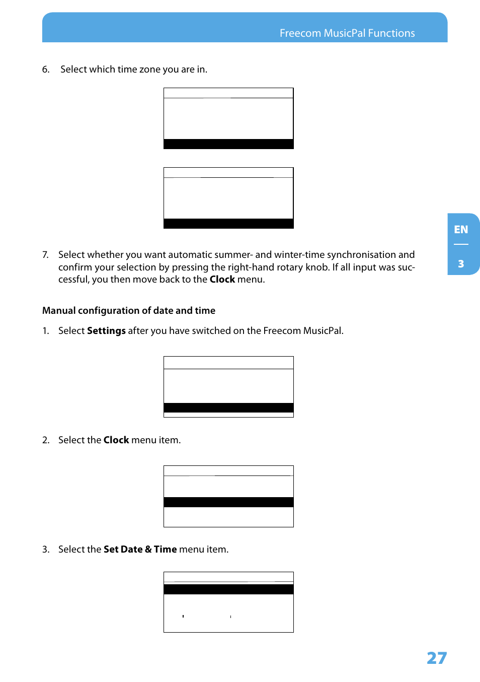 En  freecom musicpal functions | Freecom Technologies MusicPal User Manual | Page 27 / 120