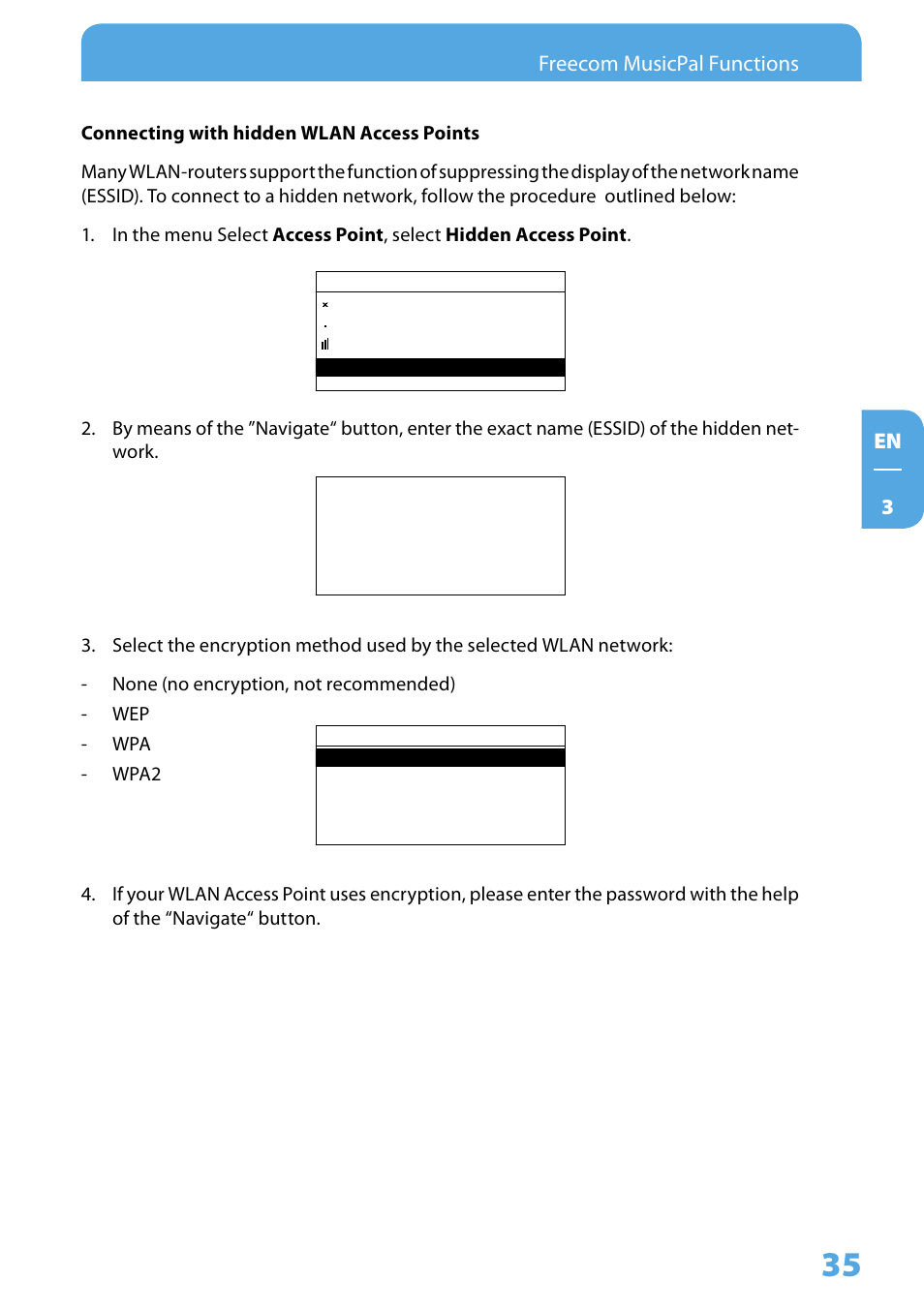 Freecom Technologies MusicPal User Manual | Page 35 / 120