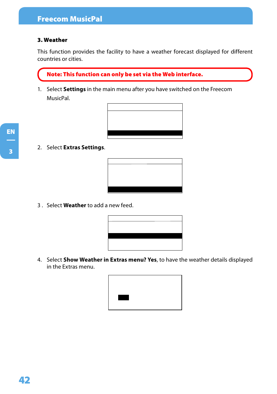 Freecom musicpal | Freecom Technologies MusicPal User Manual | Page 42 / 120