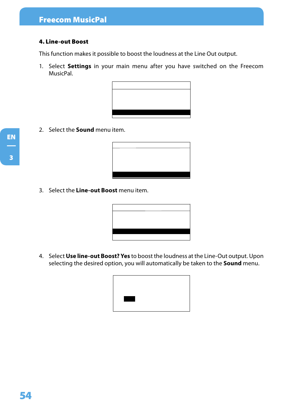 Freecom musicpal | Freecom Technologies MusicPal User Manual | Page 54 / 120