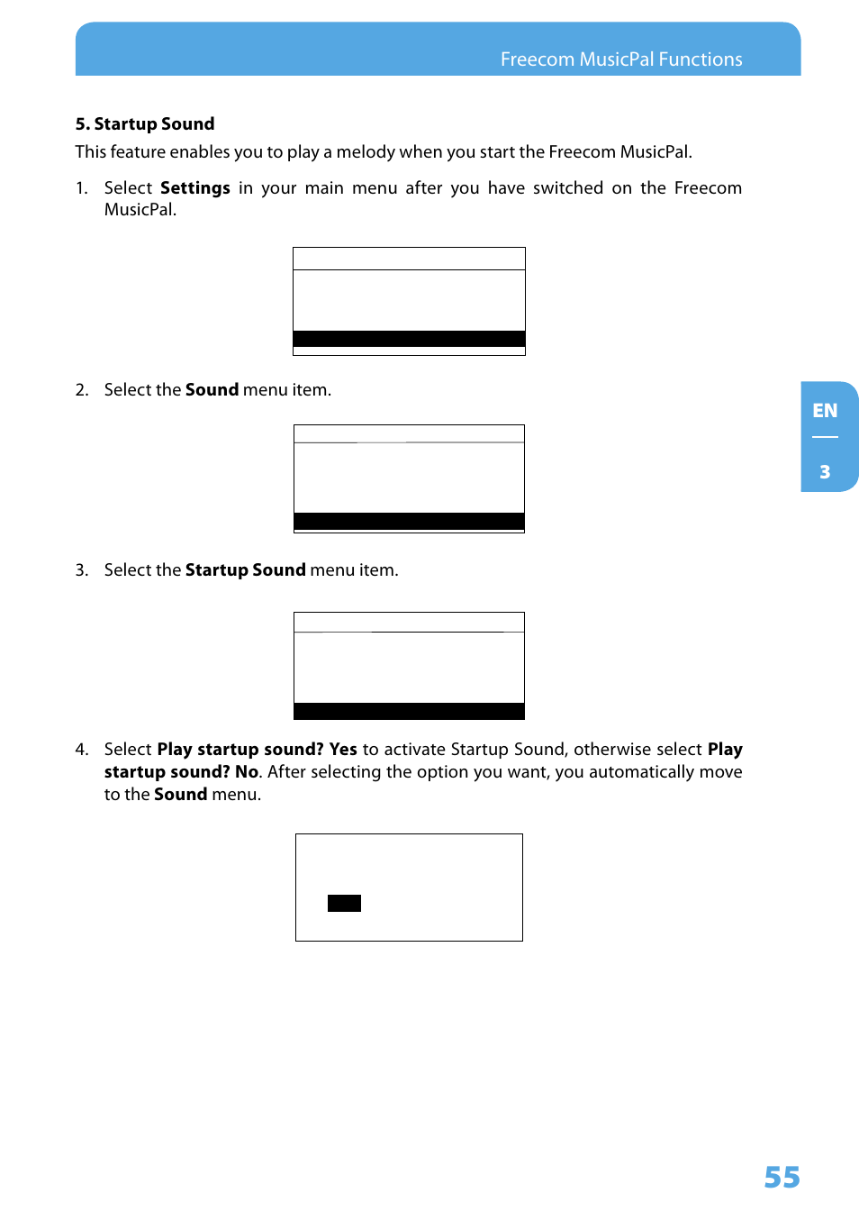 En  freecom musicpal functions | Freecom Technologies MusicPal User Manual | Page 55 / 120