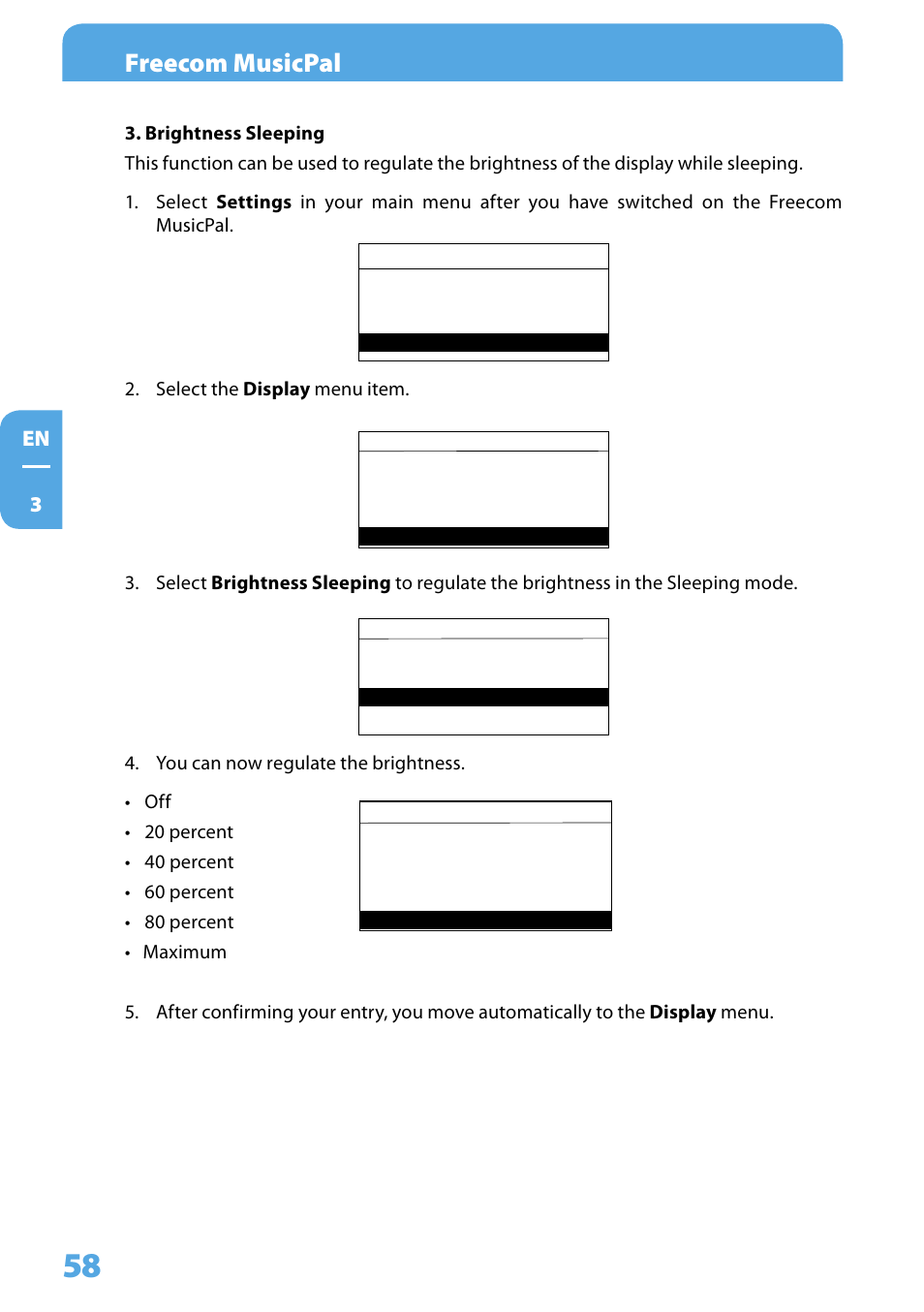 Freecom musicpal | Freecom Technologies MusicPal User Manual | Page 58 / 120