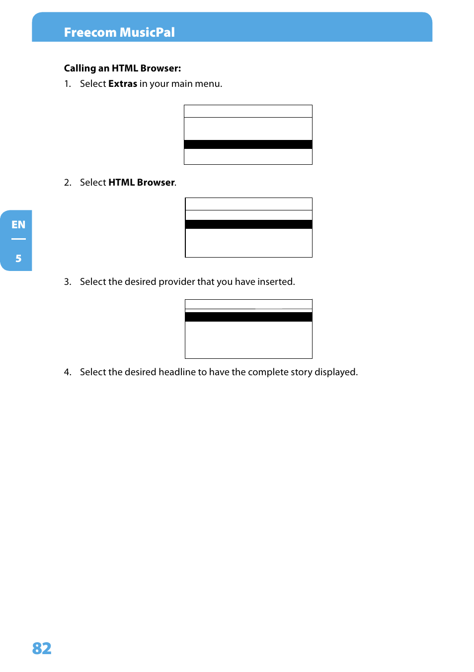 Freecom musicpal | Freecom Technologies MusicPal User Manual | Page 82 / 120