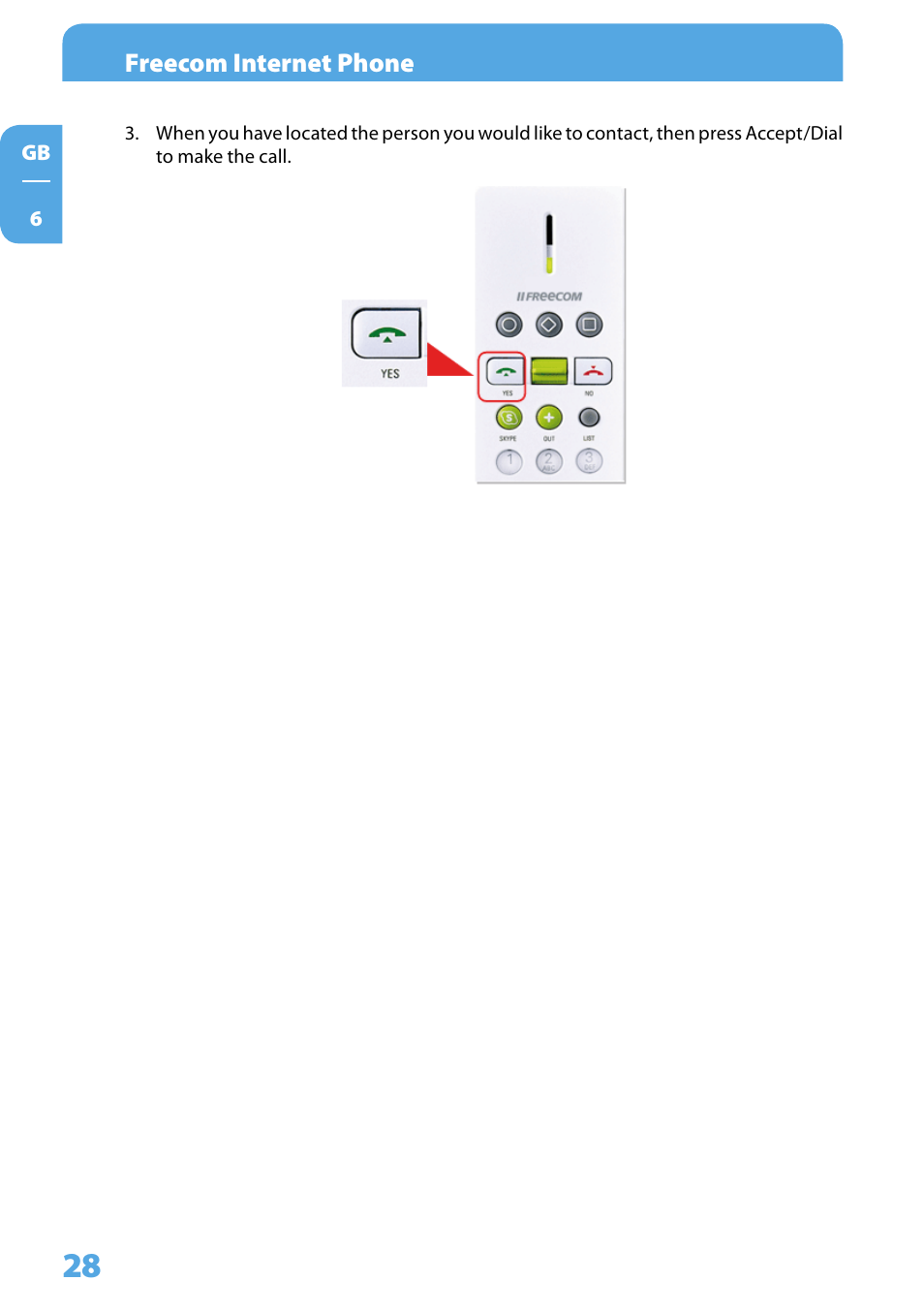 Freecom Technologies Skype Phone User Manual | Page 28 / 42