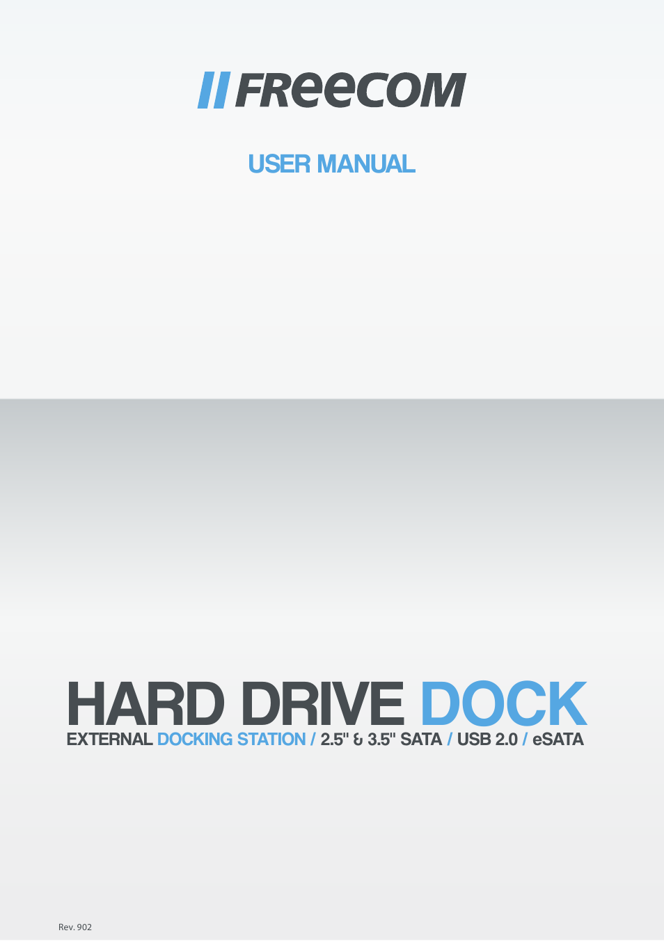 Freecom Technologies Hard Drive Dock User Manual | 18 pages