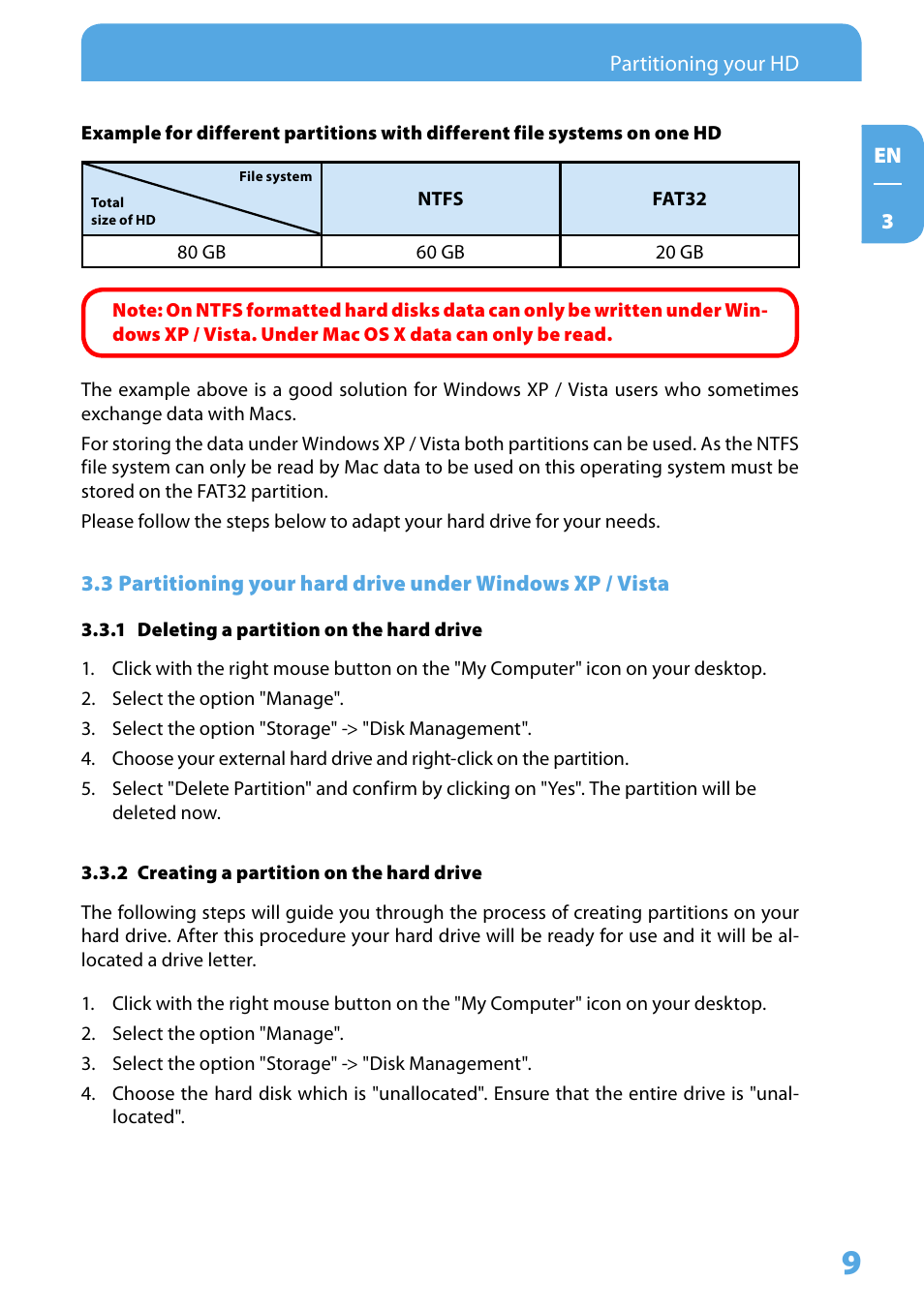 Freecom Technologies Hard Drive Dock User Manual | Page 9 / 18