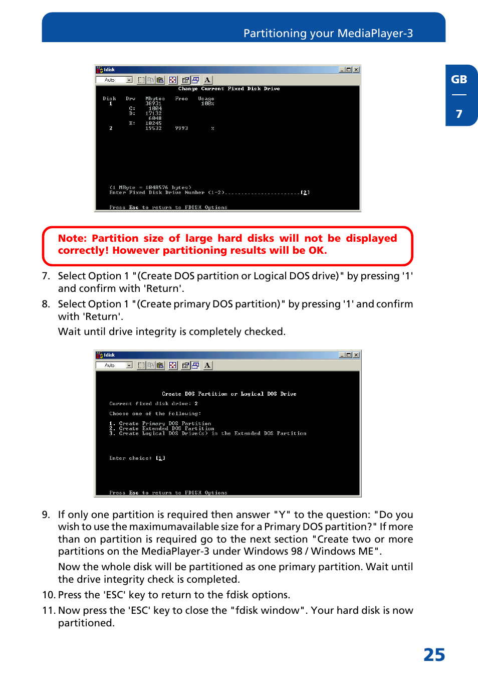 Freecom Technologies MediaPlayer3 User Manual | Page 25 / 41