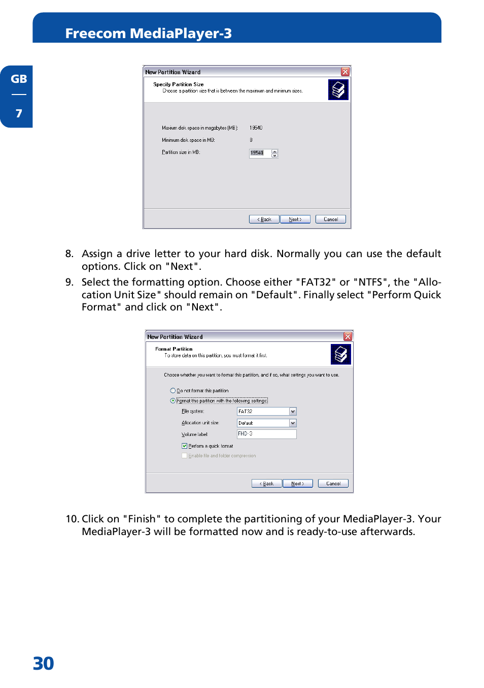 Freecom mediaplayer-3 | Freecom Technologies MediaPlayer3 User Manual | Page 30 / 41