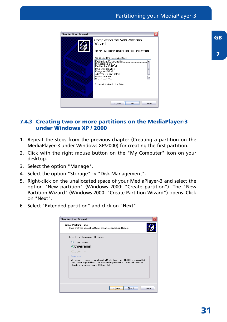 Freecom Technologies MediaPlayer3 User Manual | Page 31 / 41