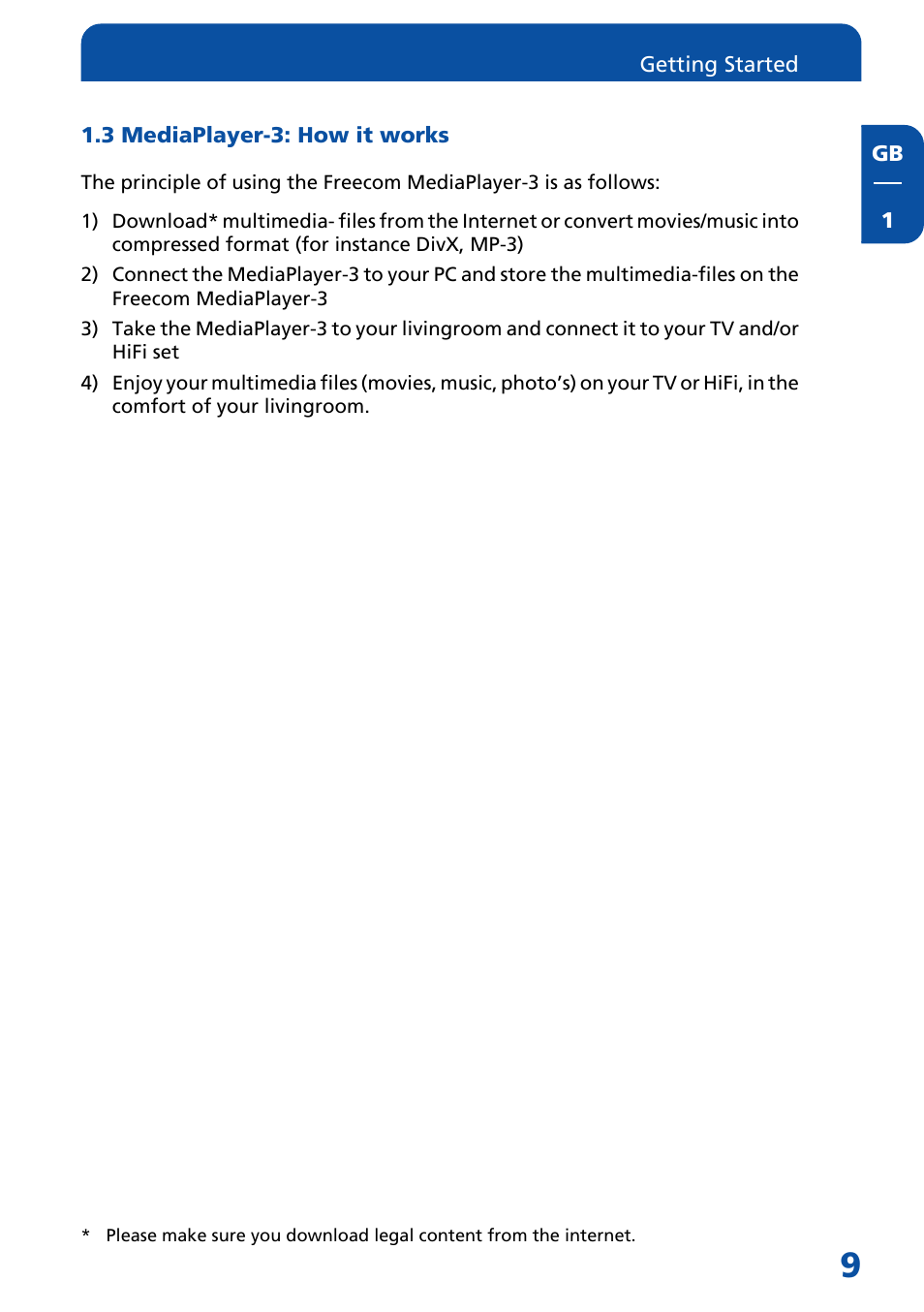 3 mediaplayer-3: how it works | Freecom Technologies MediaPlayer3 User Manual | Page 9 / 41