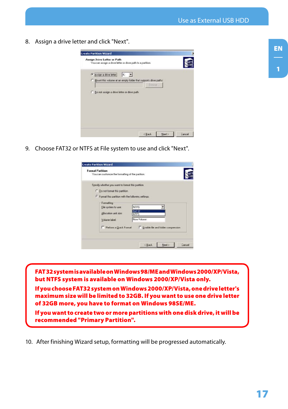 Freecom Technologies 350 User Manual | Page 17 / 107