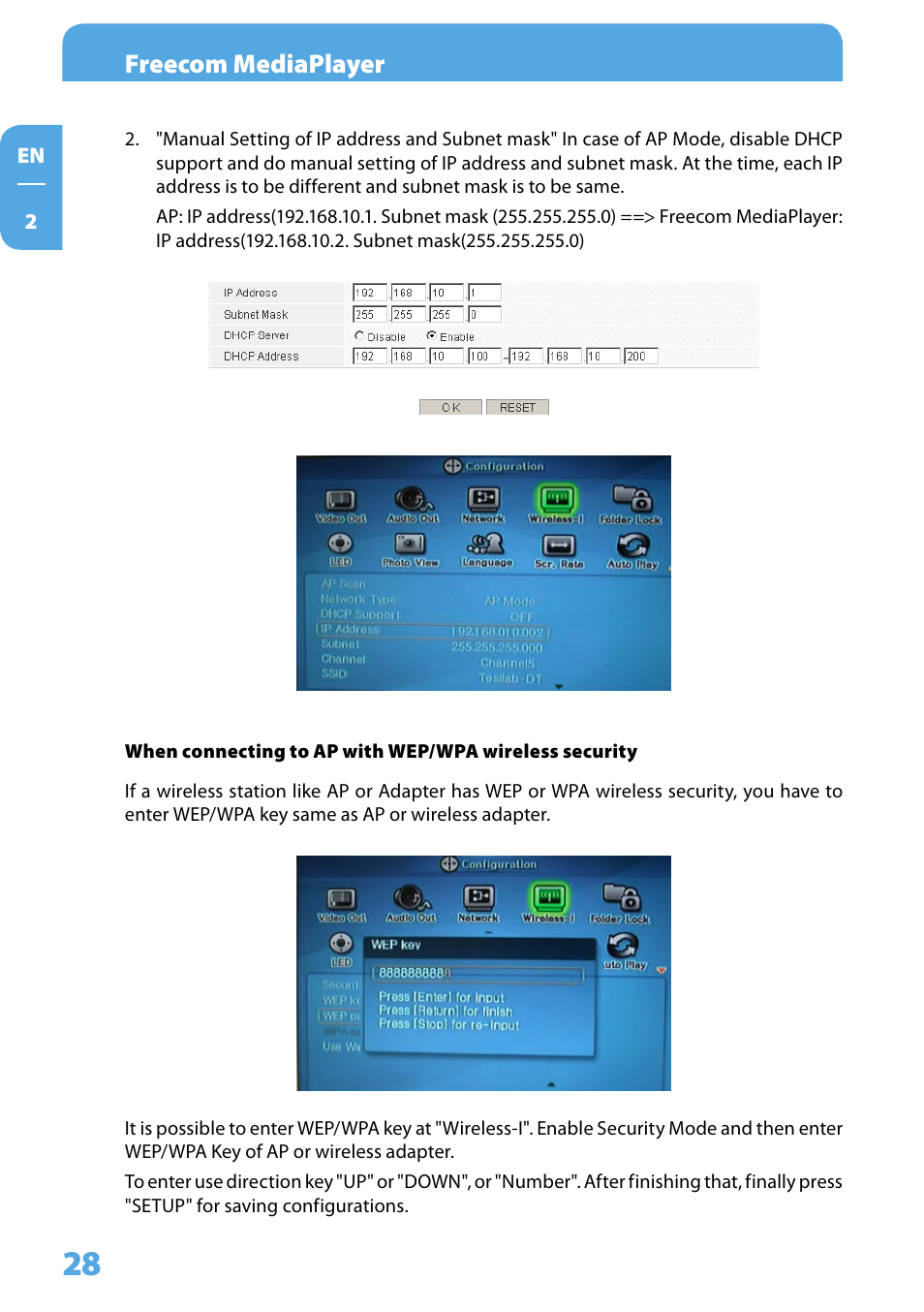 Freecom mediaplayer | Freecom Technologies 350 User Manual | Page 28 / 107