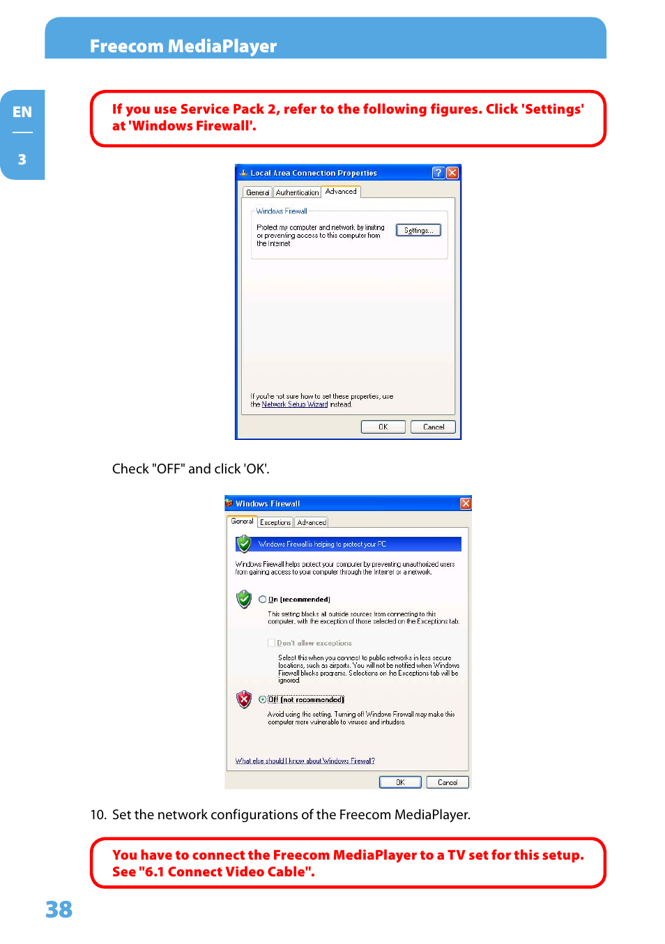 Freecom mediaplayer | Freecom Technologies 350 User Manual | Page 38 / 107