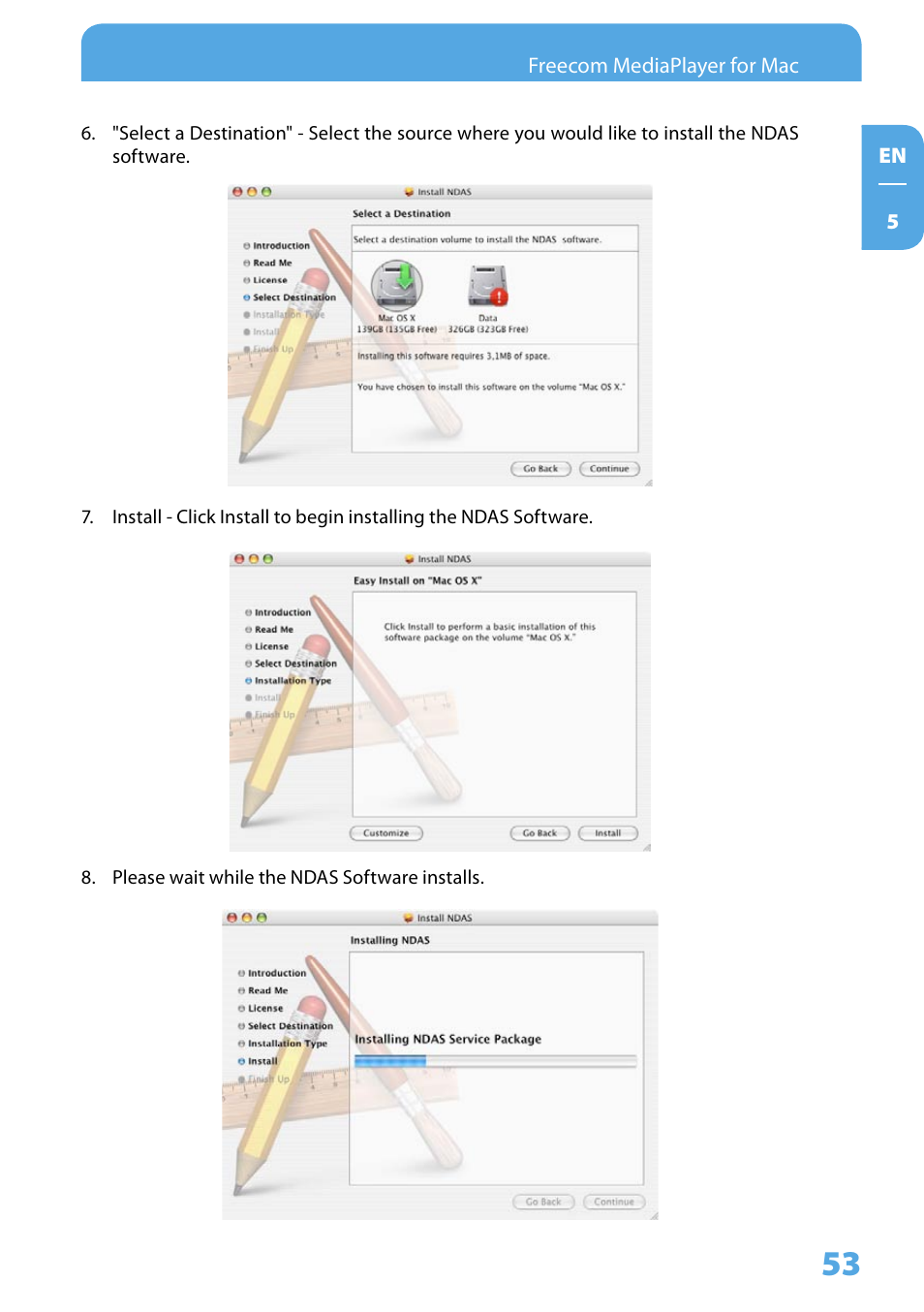 Freecom Technologies 350 User Manual | Page 53 / 107