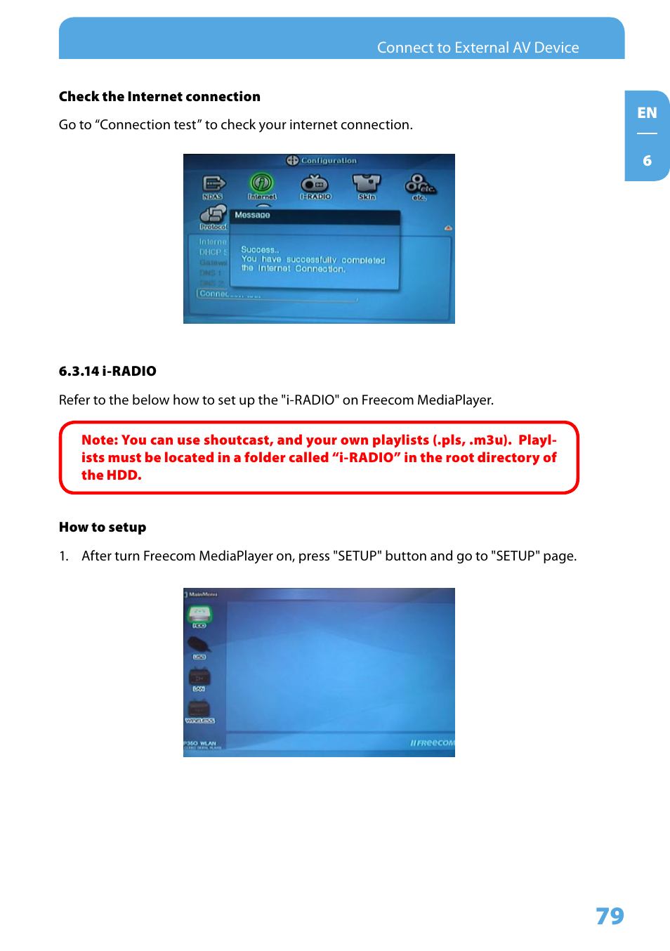 14 i-radio | Freecom Technologies 350 User Manual | Page 79 / 107