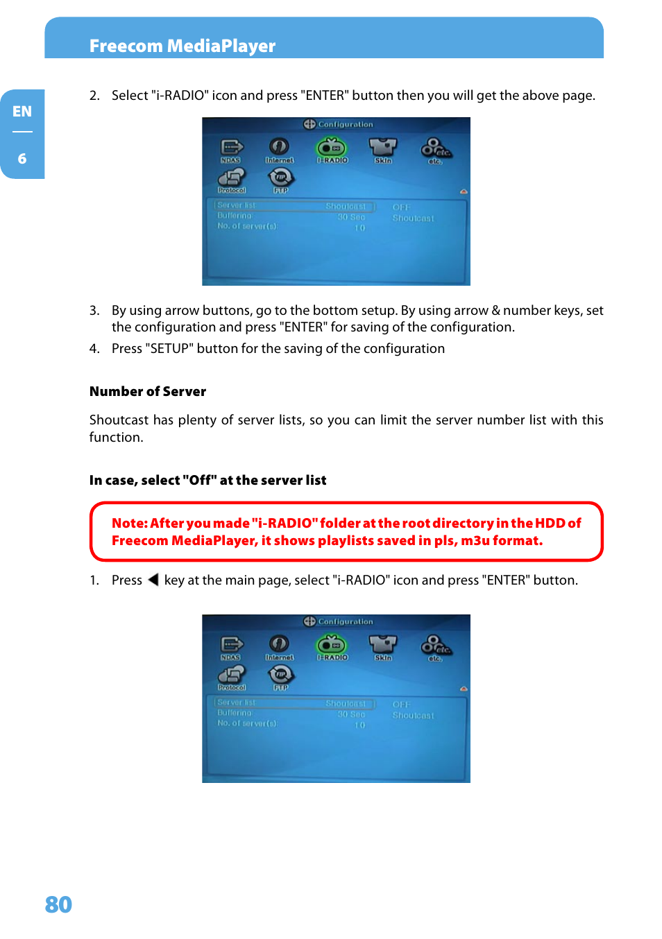 Freecom mediaplayer | Freecom Technologies 350 User Manual | Page 80 / 107