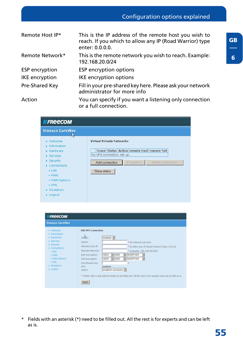 Freecom Technologies FSG-3 User Manual | Page 55 / 84