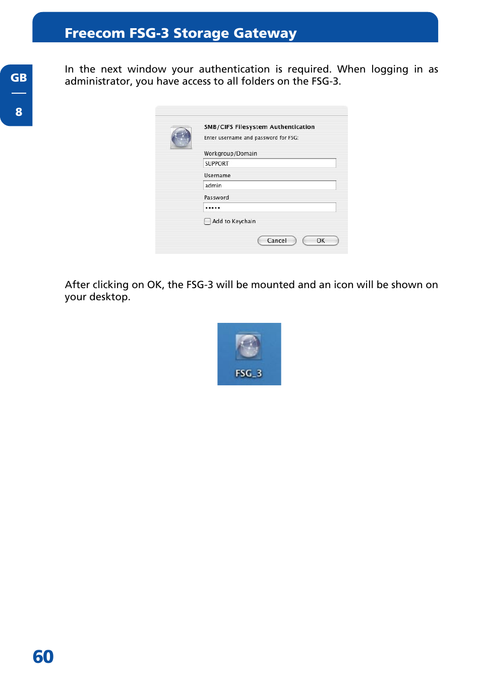 Freecom Technologies FSG-3 User Manual | Page 60 / 84