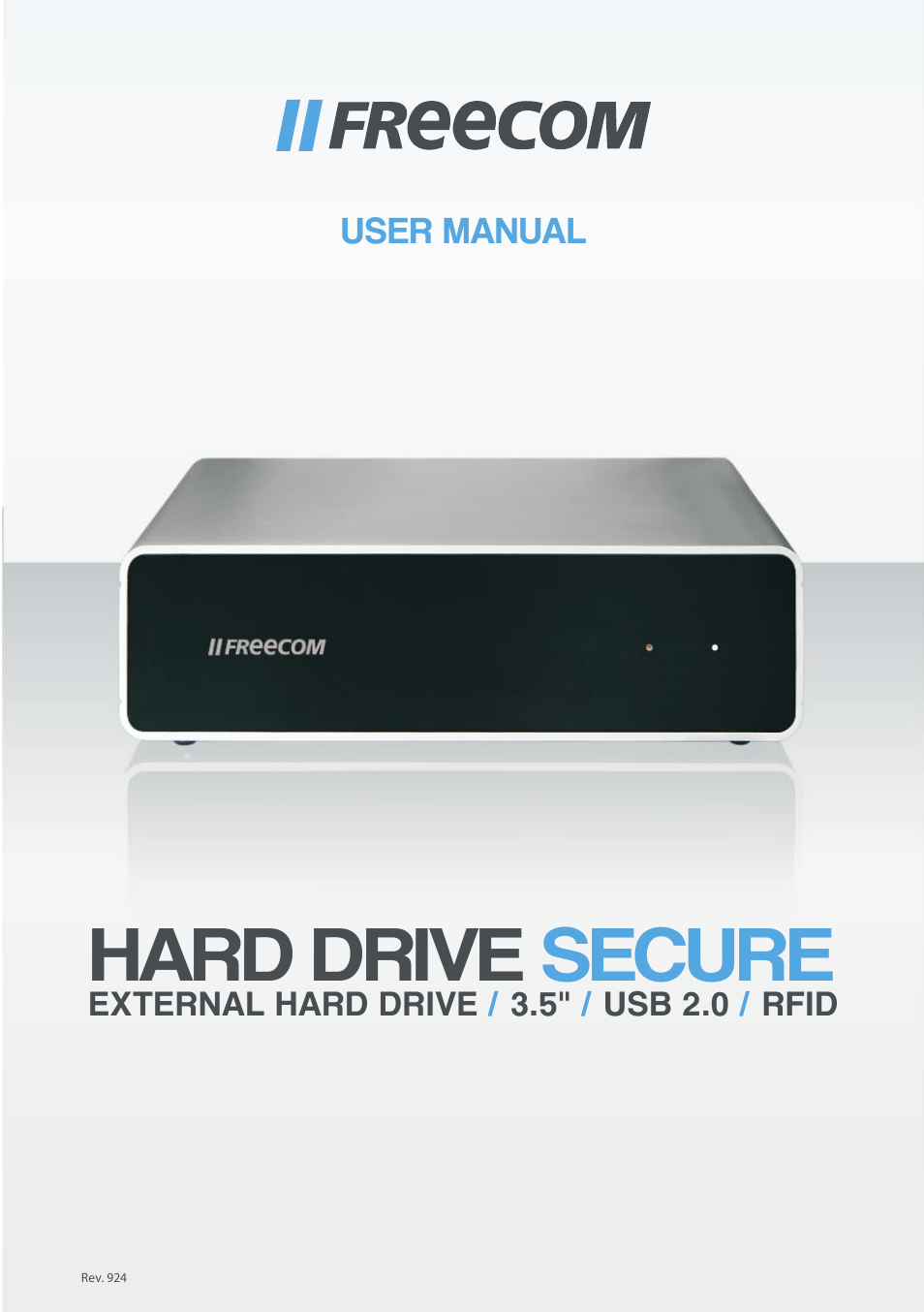 Freecom Technologies Hard Drive Secure User Manual | 35 pages