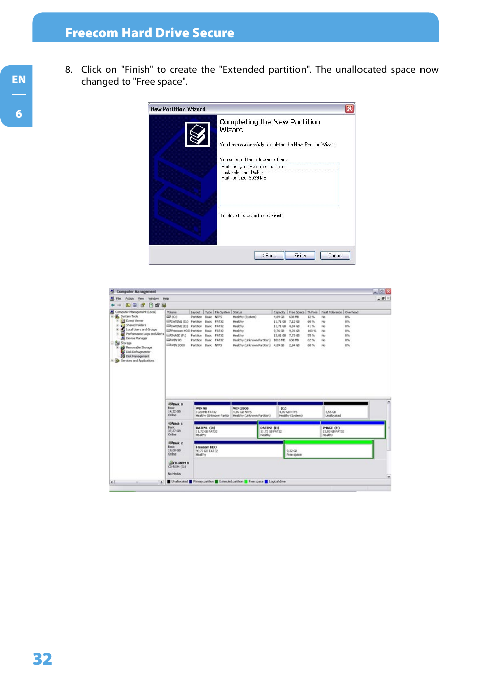 Freecom Technologies Hard Drive Secure User Manual | Page 32 / 35