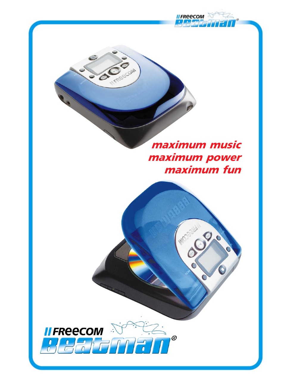 Freecom Technologies Beatman Mini CD I User Manual | 19 pages