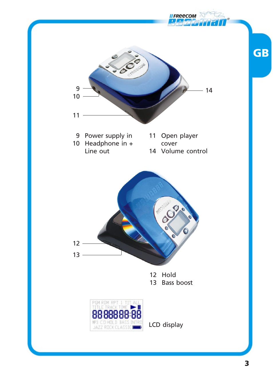 Freecom Technologies Beatman Mini CD I User Manual | Page 3 / 19