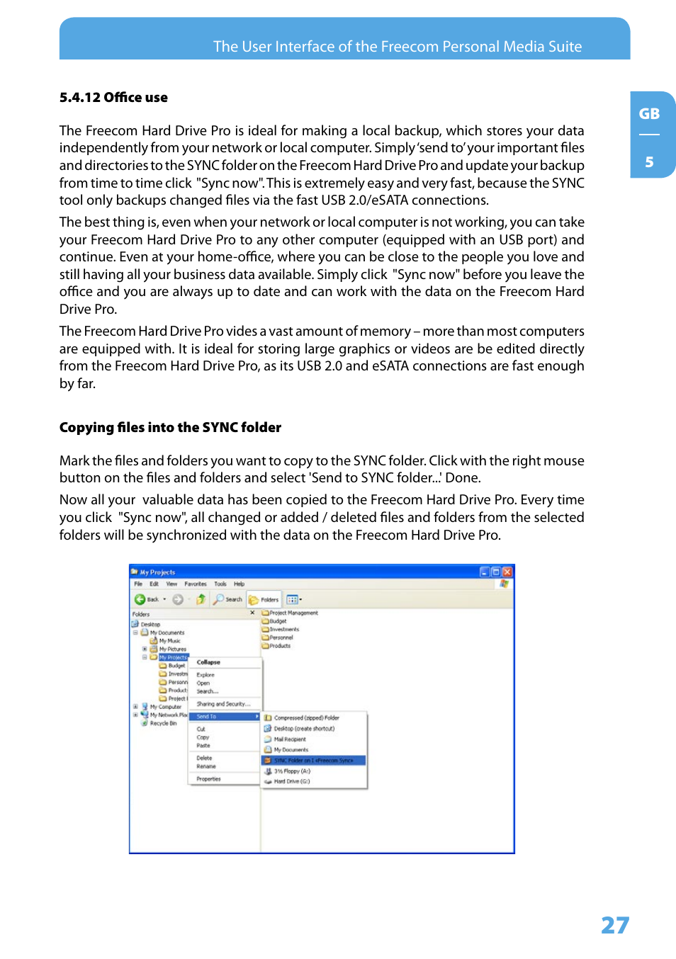 12 office use | Freecom Technologies 3.5 " / USB 2.0 / ESATA User Manual | Page 27 / 51