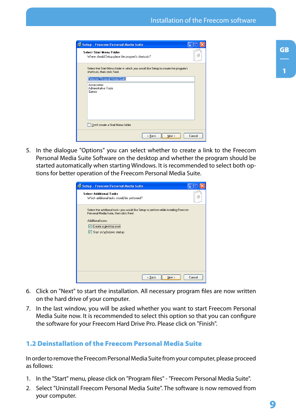 Freecom Technologies 3.5 " / USB 2.0 / ESATA User Manual | Page 9 / 51